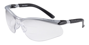 3M Reader Safety Glasses Anti-fog, Anti-scratch Clear 20 Per Case Black/Silver