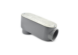 Bridgeport Fittings <em class="search-results-highlight">LB</em> Condulet Bodies Aluminum 3-1/2 in Cover, Gasket Included
