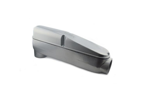 Bridgeport Fittings Type <em class="search-results-highlight">LB</em> Mogul Condulet Bodies Aluminum 3-1/2 in. Cover, Gasket Included