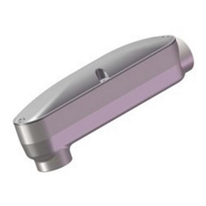 Bridgeport Fittings Type <em class="search-results-highlight">LB</em> Mogul Condulet Bodies Aluminum 4 in Cover, Gasket Included