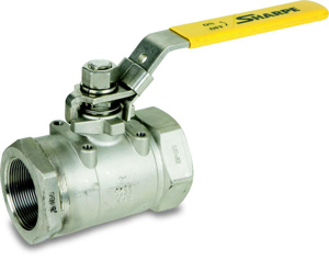 ASC Engineered Solutions 50C7 Stainless Steel Threaded Both Ends Floating Ball Valves 1 in 3000 psi Full Port Operator Included