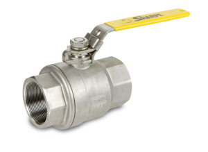 ASC Engineered Solutions 50M7 Stainless Steel Threaded Both Ends Floating Ball Valves 3/4 in 1000 psi Full Port Operator Included