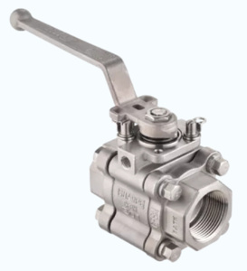 ASC Engineered HP80/89 Stainless Steel Threaded Both Ends Ball Valves 1 in 3000 psi Standard Port Operator Included