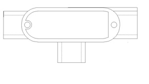 Mulberry Metal Type T <em class="search-results-highlight">Conduit</em> Bodies Aluminum Die Cast 1 in