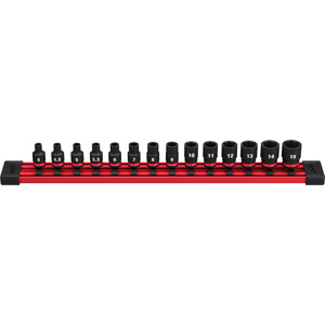 Milwaukee Metric Socket Sets Standard 1/4 in 14 Piece 6 Point