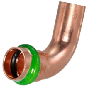 Copper 90 Degree Street Elbows 1 in Press Both Ends