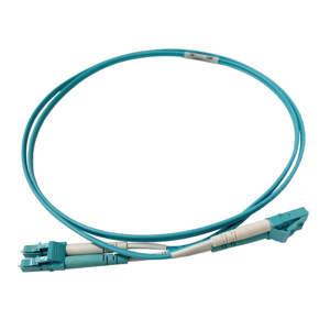 Legrand Quiktron Indoor Riser Fiber Cable Assemblies 10 m LC - SC Duplex 2 Fiber Aqua