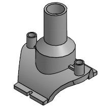 Central Plastics MDPE 2708 Electrofusion x Butt Fusion Branch Saddles 4 IPS x 2 IPS SDR 11 Black