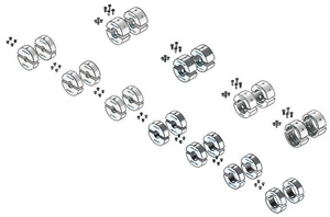 Central Plastics 14M Butt Fusion Machine Liners 4 IPS x 1-1/4 IPS