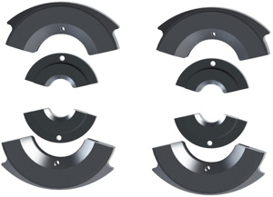Central Plastics 14M Butt Fusion Machine Liners 2 IPS X 1 CTS