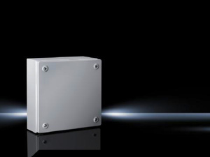 Rittal Wall Mount Screw Cover Weatherproof Junction Boxes 8 x 12 x 5 in Without Knockouts Light Gray NEMA 4