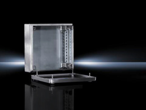 Rittal Wall Mount Screw Cover Weatherproof Junction Boxes 6 x 6 x 3 in Without Knockouts NEMA 4X
