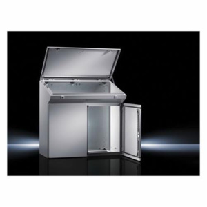 Rittal Free-stand Hinged Consolet Enclosures 39 x 48 x 16 in Light Gray NEMA 12