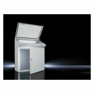 Rittal Free-stand Hinged Consolet Enclosures 39 x 24 x 16 in Light Gray NEMA 12