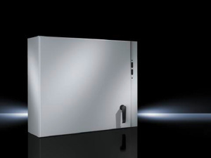 Rittal Wall Mount Hinged Weatherproof Enclosures 60 x 39 x 16 in Light Gray NEMA 3R/4/12