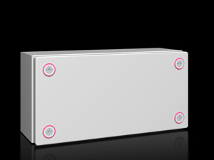 Rittal Wall Mount Screw Cover Weatherproof Junction Boxes 300 x 150 x 120 mm Without Knockouts Light Gray NEMA 3R/4/12