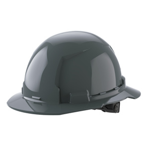 Milwaukee BOLT™ Full Brim Unvented Hard Hats 6.5 - 8.5 in 6 Point Ratchet Gray