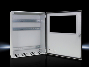 Rittal Wall Mount Hinged Bus Housings 20 x 16 x 7 in NEMA 12 Light Gray