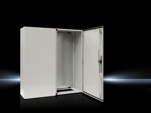 Rittal Wall Mount Hinged Enclosures 39 x 40 x 12 in Light Gray NEMA 12