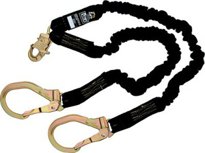 3M DBI-Sala® SHOCKWAVE™2 Arc Flash 100% Tie-off Shock-absorbing Lanyards Kevlar®, Nomex®, Steel (Zinc-plated)  310 lb