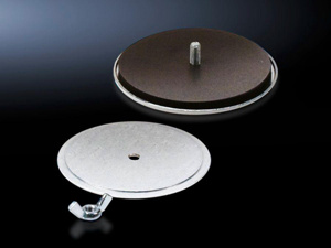 Rittal RITTAL Compression Oil-tight Hole Seals 1-/4 in 304/316L Stainless Steel Light Gray