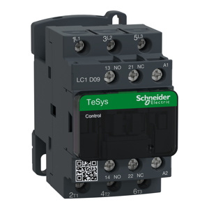 Schneider Electric TeSys™ Deca LC1D IEC Contactors 9 A 3 Pole 480 VAC