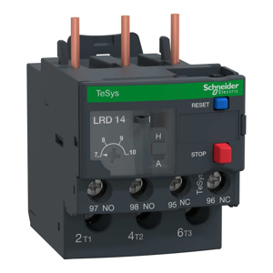 Schneider Electric LR3D TeSys™ Deca Non-differential Thermal Overload Relays 7 - 10 A 1 NO 1 NC Class 10 NEMA Size 00, 1