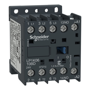 Schneider Electric TeSys™ K LP1K IEC Contactors 12 A 3 Pole 24 VDC