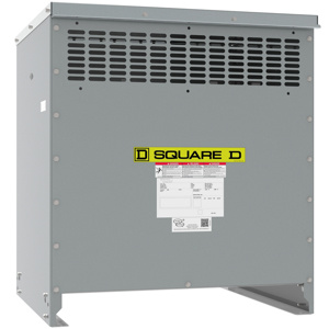 Square D Ventilated Three Phase Dry-type Transformers 480 Delta V - 208Y/120 VAC 75 kVA N2 Enclosures (2) 2.5% FCAN, (4) 2.5% BNFC