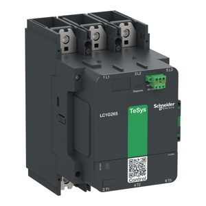 Square D Schneider Electric LC1G TeSys™ Series IEC Contactors 265 A 3 Pole 48 - 130 VAC/DC