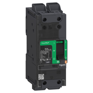 Square D PowerPacT™ BDL B Frame I-Line™ Circuit Breakers 125-125 A 600Y/347 VAC 14 kAIC 2 Pole 1 Phase