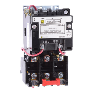 Square D 8536S NEMA Type S Non-reversing Motor Starters