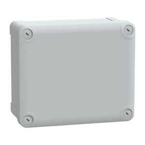 Square D Wall Mount Screw Cover Junction Boxes 193 x 164 x 87 mm Without Knockouts Gray