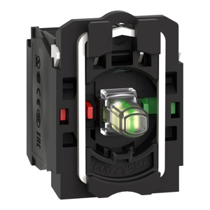 Schneider Electric Harmony™ ZB5 Complete Body / Contact Assembly and Light Blocks Green