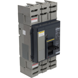 Square D Automatic PJL Cable-in / Cable-out Molded Case Industrial Circuit Breakers 1000 A 600 VAC 25 kAIC 3 Pole 3 Phase