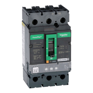 Square D PowerPact™ JDL Cable-in / Cable-out Molded Case Industrial Circuit Breakers 250 A 480 VAC 18 kAIC 3 Pole