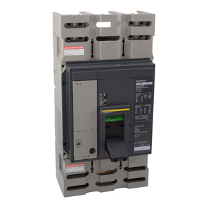 Square D Automatic PJL Cable-in / Cable-out Molded Case Industrial Circuit Breakers 1200-1200 A 600 VAC 25 kAIC 3 Pole 3 Phase