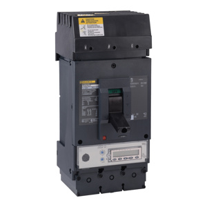 Square D PowerPact™ I-Line™ LJA Cable-in / Cable-out Molded Case Industrial Circuit Breakers 400 A 600 VAC 25 kAIC 3 Pole