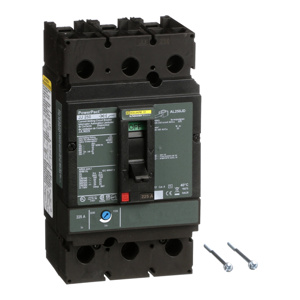 Square D PowerPact™ JJL Cable-in / Cable-out Molded Case Industrial Circuit Breakers 225 A 600 VAC 25 kAIC 3 Pole 3 Phase