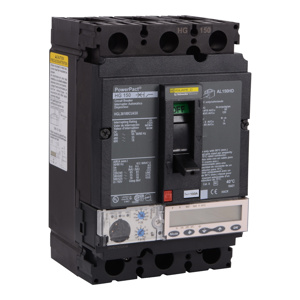 Square D PowerPact™ HGL Cable-in / Cable-out Molded Case Industrial Circuit Breakers 100 A 600 VAC 18 kAIC 3 Pole 3 Phase