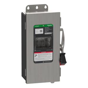 Square D Heavy Duty Fused Disconnects 30 A NEMA 4X 600 VAC 3 Phase