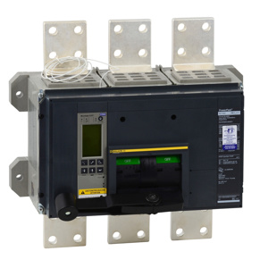 Square D PowerPact™ RJF Molded Case Industrial Circuit Breakers 1600 A 600 VAC 25 kAIC 3 Pole