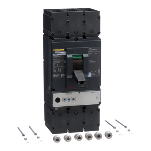 Square D LGL Series L Frame Molded Case Circuit Breakers 400-400 A 600 VAC 18 kAIC 3 Pole 3 Phase