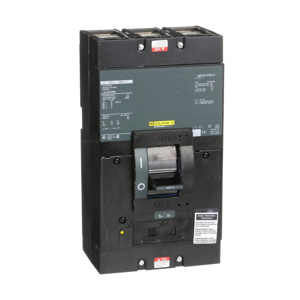 Square D I-Line™ LAL Cable-in/Cable-out Molded Case Industrial Circuit Breakers 400 A 600 VAC, 250 VDC 22 kAIC 3 Pole 3 Phase