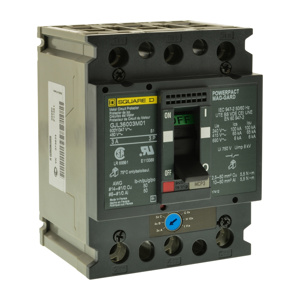 Square D GJL Motor Circuit Protectors 30 A 600Y/347 VAC 3 Pole unit mount