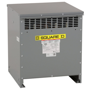 Square D Ventilated Three Phase Dry-type Transformers 480 Delta VAC - 208Y/120 VAC 45 kVA (2) 2.5% FCAN, (4) 2.5% FCBN