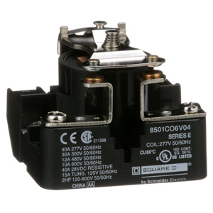 Square D 8501C Open Frame Heavy Duty Power Relays