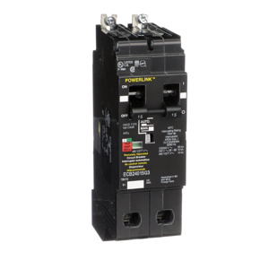 Square D Powerlink® ECB E Frame Molded Case Circuit Breakers 15 A 480Y/277 VAC 14 kAIC 2 Pole