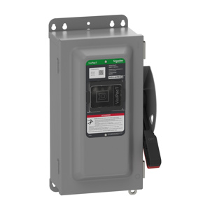 Square D Heavy Duty Fused Disconnects 60 A NEMA 12 600 VAC 3 Phase
