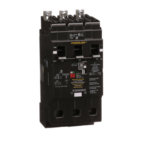 Square D Powerlink® ECB E Frame Molded Case Circuit Breakers 20 A 480Y/277 VAC 14 kAIC 3 Pole